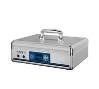 STOBOK Scatola di cassa con vassoio per i soldi Cassetta di sicurezza Cassetto quadrato Cassetto per contanti Cassetta di sicurezza Cassa Cassa Maniglia Scatola di immagazzinaggio Scatola di