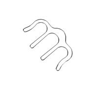 STOBOK Segnalibro in Metallo Clip Forma Di Clip Argento Design Creativo Robusto e Affidabile Per Libri Foto e Biglietti