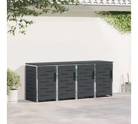 Stoccaggio contenitore a ruote for 4 Bins 240L Acciaio Inox
