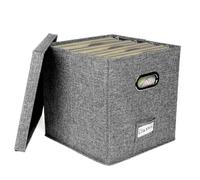 Stoccaggio Dischi - Supporto Impilabile Per LP, Decorativo In Legno Per Album | Organizer Portatile Per Album In Vinile, Ufficio, Camera Da, Soggiorno, Etichetta
