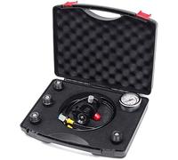 Stoccaggio Idraulico Dell'azoto da 3500 Psi, Kit di Pressione della Valvola del Gas di Riempimento del Test di 250 Bar Potenziato, Attrezzo Gonfiabile di Azoto 5 in 1 con 4 Adattatori per P