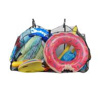 Stoccaggio per piscina - Organizzatore di borse per lo stoccaggio della piscina all'aperto, stoccagio a rete per giocattoli | Organizzatore di stoccagio sospeso per recinzione, ponte, garage, patio