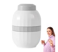 Stoccaggio per taglio a metà o quarto, uso quotidiano ed esterno per | tagliapiatti mini | tagliapiatti da viaggio con vano utensile da taglio portatile per compresse