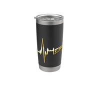 Stoccarda Skyline Battito del Cuore Germania Amo Stuttgart Bicchiere termico in acciaio inox doppia parete