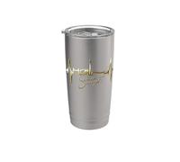Stoccarda Skyline Battito del Cuore Germania Amo Stuttgart Bicchiere termico in acciaio inox doppia parete