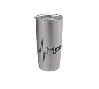 Stoccarda Skyline Battito del Cuore Germania Amo Stuttgart Bicchiere termico in acciaio inox doppia parete
