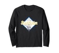 Stoccolma Capitale della Svezia Souvenir Vintage Vichingo Maglia a Manica