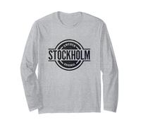 Stoccolma Svezia - Ufficiale Stockholm Sverige Maglia a Manica