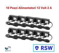 Stock 10 Alimentatori Stabilizzati 220 - 12 V DC per Telecamera Striscia LED