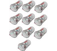 Stock 10 Nasse Inganno Professionale Pesca Granchi Blu Pesci Rete Trappola TPS