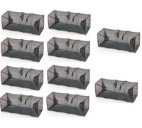 Stock 10 Nasse Trappole Inganno Pesca Pesci Gamberi Seppie Granchi Nassa Mare