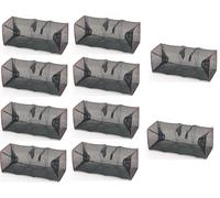 Stock 10 Nasse Trappole Inganno Pesca Pesci Gamberi Seppie Granchi Nassa TPS