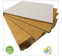 Stock 10 Pannelli mq. 12 isolante interno Sughero 20 mm. + cartongesso 10 mm.