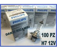 STOCK 100 LAMPADINE H7 PHILIPS 12V LAMPADE FANALE AUTO ABBAGLIANTE ANABBAGLIANTE