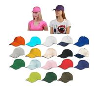 STOCK 100 PEZZI ECONOMICO CAPPELLO CAPPELLINO UOMO DONNA cotone colorat 0MMB