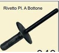STOCK 100 PEZZI RIVETTI PLASTICA 6mm, PASSARUOTA BMW 51717002953