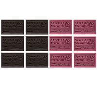 Stock 12(dodici) pezzi Originale Saponetta di Marsiglia 12 pezzi misti x 125 g = 1,5 kg Patchouli e Opium
