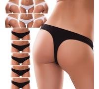 Stock 12 pezzi Perizoma slip donna thong liscio tanga elasticizzato nuovo 368-1