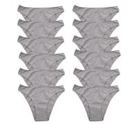 Stock 12 pezzi slip donna mutandine basic elasticizzato cotone mutande 170-12