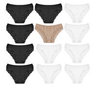 Stock 12 pezzi slip donna mutandine pizzo morbide elasticizzate TOOCOOL 498-12