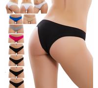 Stock 12 pezzi slip donna tanga brasiliana elasticizzato cotone nuovo 534-12