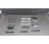 STOCK 15 PZ LOGO STEMMA EMBLEMA FREGIO PER FIAT 500 - 126 - 127 - UNO - RITMO...