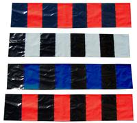 STOCK 2.000 PEZZI sciarpe plastica bandiere stadio COREOGRAFIA flags cm 100 x 20