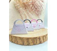 STOCK 20 PZ Scatolina Fashion Bag Porta Confetti Fai Da Te DIY