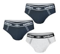 Stock 3 paia slip uomo UMBRO pack mutande cotone elasticizzato TOOCOOL 713-715
