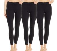Stock 3 pezzi leggings donna termici felpati caldi collant fuseaux S-88001