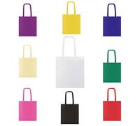 Stock 30 Pezzi Borsa Shopper Shopping in Cotone colorato