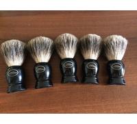 STOCK 5 pezzi THE ART OF SHAVING Pennello Tasso Pure Badger Hand Made Brush