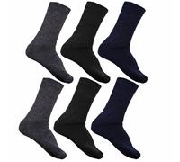 Stock 6 pezzi calzini calze uomo da lavoro WORK corto lotto TOOCOOL BE-0157