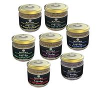 Stock 7 Vasetti Sale Marino integrale Aromatizzato gr 160 - Bon’Ora Prodotti Di Sardegna