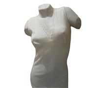STOCK Canottiera Donna 100 % lana Merino taglio Sottoseno, Ragno 073094, Nuove
