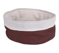 Stock Cash Portapane Nido Cotone, Ovale, Marrone, 25 x 19 x 9 cm, Tessuto, Taglia Unica