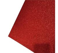 stock di carte flash, Confezione da 15 fogli di cartoncino glitterato autoadesivo A4 da 200 g/m² multicolore(Red)
