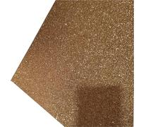 stock di carte flash, Confezione da 15 fogli di cartoncino glitterato autoadesivo A4 da 200 g/m² multicolore(Copper)