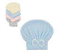 Stock Líder Asciugamani per capelli, asciugamano per capelli, asciugamano in microfibra, asciugatura, rapida, capelli, ultra assorbente, antibatterico, leggero, compatto, turbante, donna, uomo