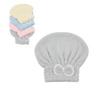 Stock Líder Asciugamani per capelli, asciugamano per capelli, asciugamano in microfibra, asciugatura, rapida, capelli, ultra assorbente, antibatterico, leggero, compatto, turbante, donna, uomo