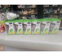 Stock lotto 6 lampadine BSA 1SB1027281 Lampadina risparmio energetico 10W E27