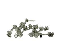 Stock Lotto x 10 Pezzi Ciondolo BILANCIERE Manubrio Esagonale Fitness Bodybuilding Gym Palestra