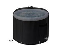 Stock Tank Cover, Waterproof Bathtub Lid, 35x35x30in Easy to Install & Cleans, Keeps Water Clean, Bath Tub Cover for Outdoor Use, Travel, Farm, Winter Protection, Garden, Beach, Aquaculture