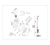 STOCKER LANCIA FIBRA DI VETRO ORIGINALE +TUBO UGELLI POMPA ELETTRICA 230 235 ecc