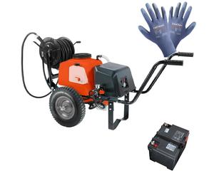 Stocker 301 - Pompa a Carriola 40 L Batteria 12 V 6 L/min Spruzzo 8 metri