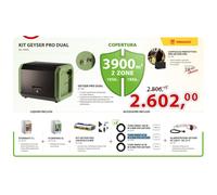 STOCKER - 44602 - KIT GEYSER PRO DUAL - Copertura 3900 mq 2 zone