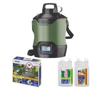 STOCKER - Nebulizzatore Giardino Elettrico Ricaricabile - Kit Completo Geyser per Zanzare con Timer e Pompa - 12L