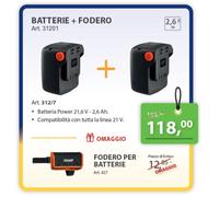 Stocker Kit 2 Batterie 2,6 Ah - Magma System - (2 x Batterie 312/7)