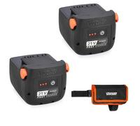 STOCKER - BATTERIE POWER 21 V 2,6 AH - Kit 2 Batterie - Universale Linea 21 V - Litio 56 Wh