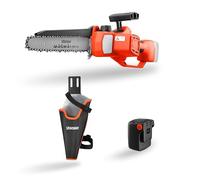 STOCKET - Kit Motosega Cordless Magma E-200 LA 21V Professionale - Fodero, Batteria 2.6Ah, Olio Lubrificante - Set Potatura 5 Pezzi
